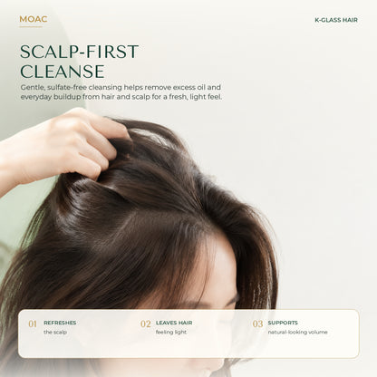 MOAC K-Glass Hair Scalp & Volume Shampoo