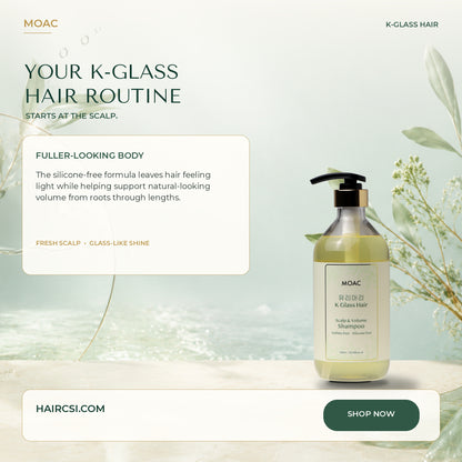 MOAC K-Glass Hair Scalp & Volume Shampoo